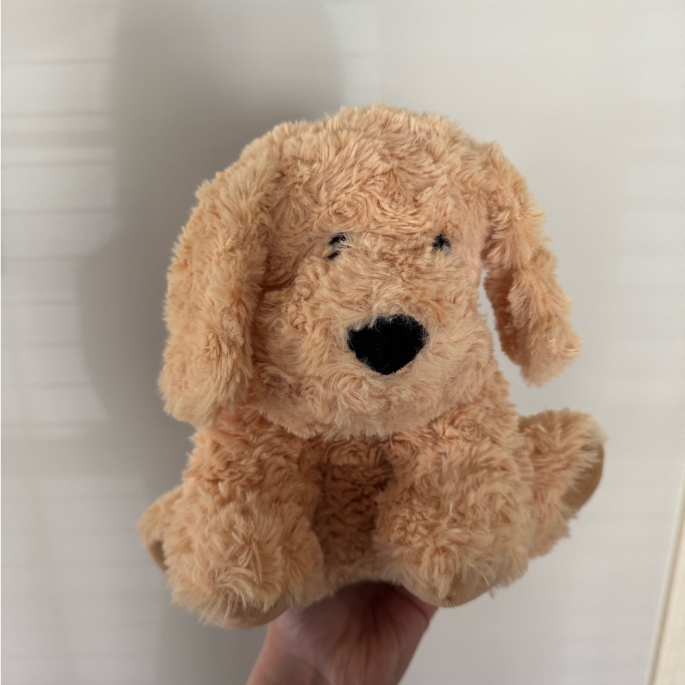 Warmies Tan Dog Microwaveable Plush